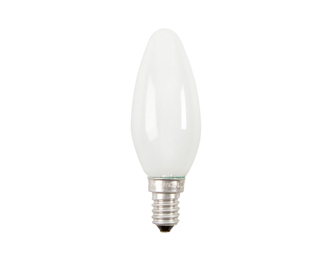 ნათურა ვარვარა ჭაღი დაბურული E14 240V 40W L81-0193 ლუქსრამი — ნათურა და ვაზნა